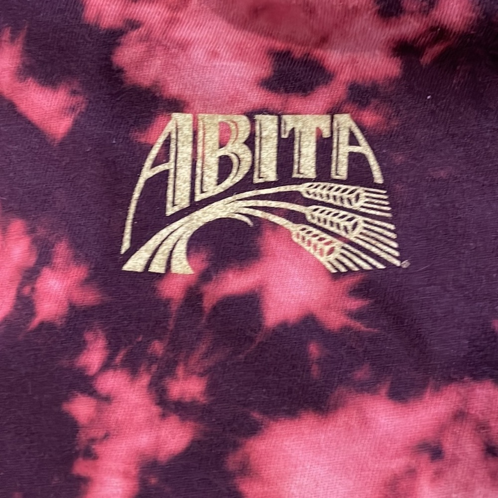 Abita Beer - Custom Tie-Dyed - Purple Haze T-shirt - Upcyle - ONE OF A KIND 🍄‍🟫 - Picture 8 of 11